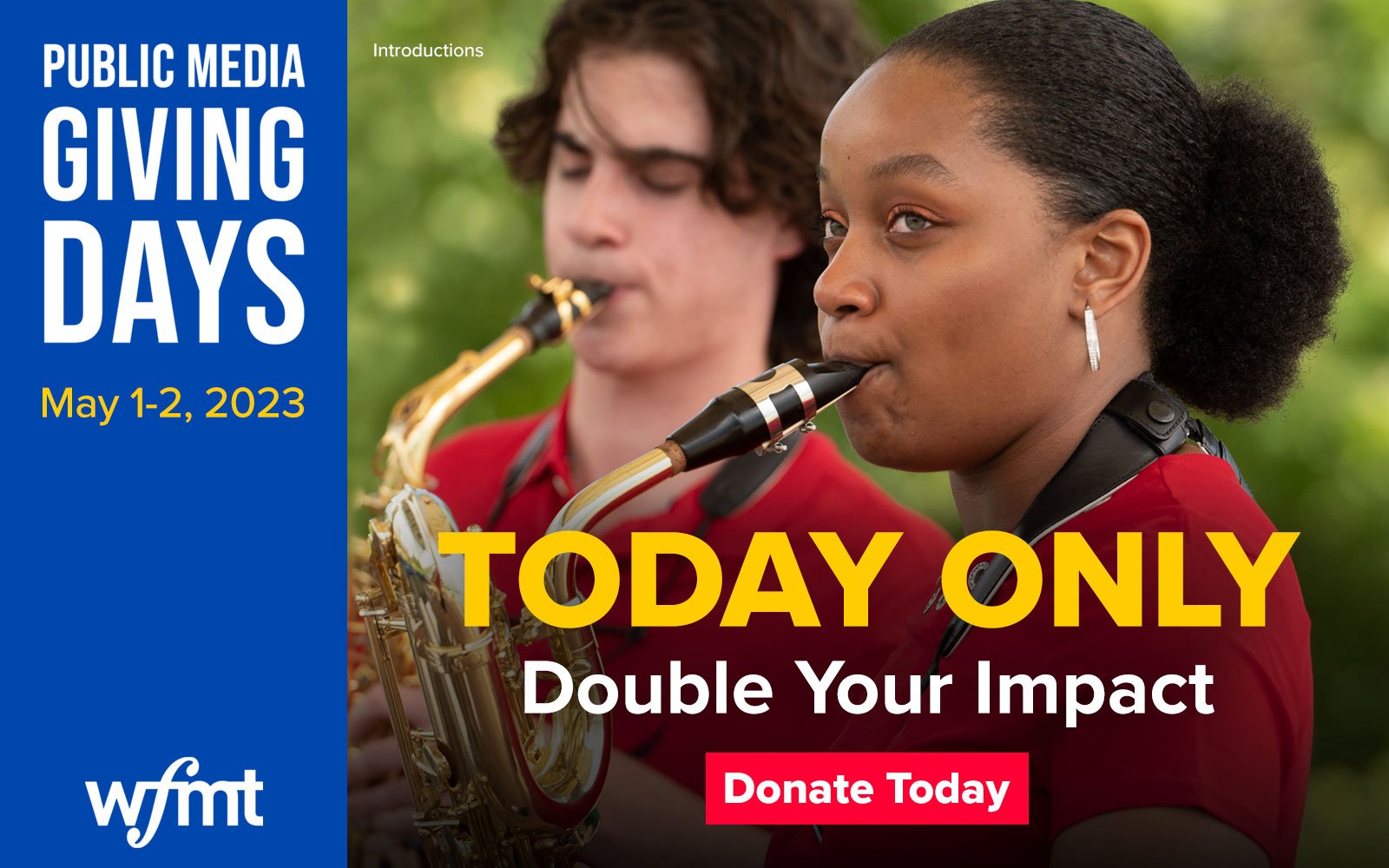 Public Media Giving Days - Donate Today!