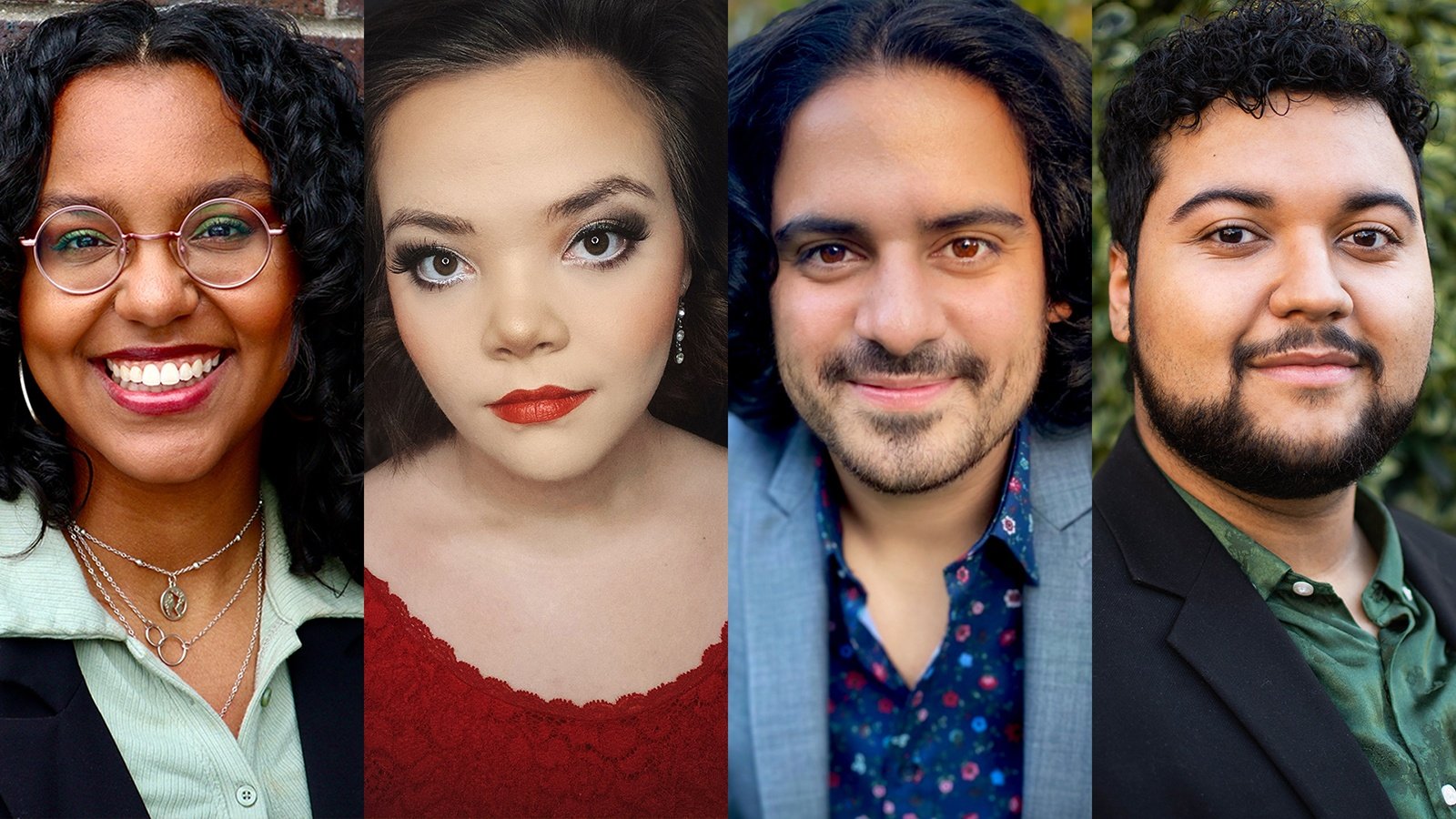 Soprano Taylor Mackenzie Adams, Mezzo-soprano Miya Higashiyama, Tenor Eric Botto, and Baritone Anthony Pilcher