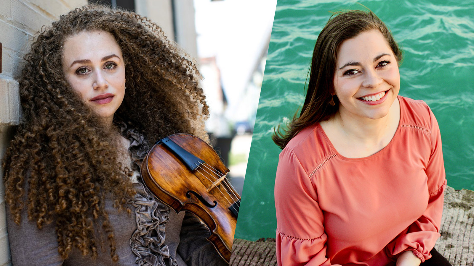 Shelby Yamin, violin and Lillia Woolschlager, piano