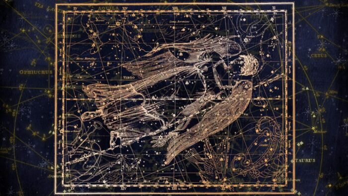 Illustration of Virgo Zodiac sign