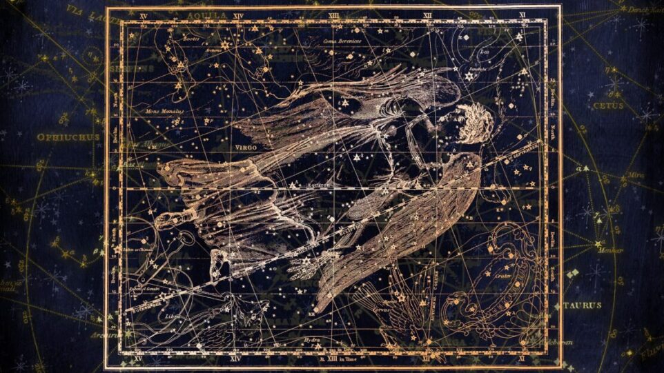 Illustration of Virgo Zodiac sign