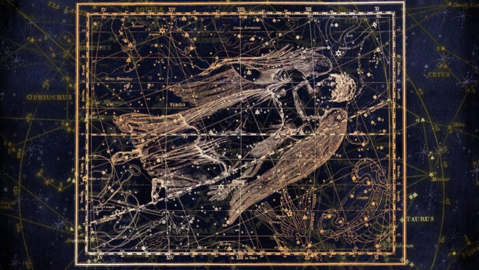 Illustration of Virgo Zodiac sign