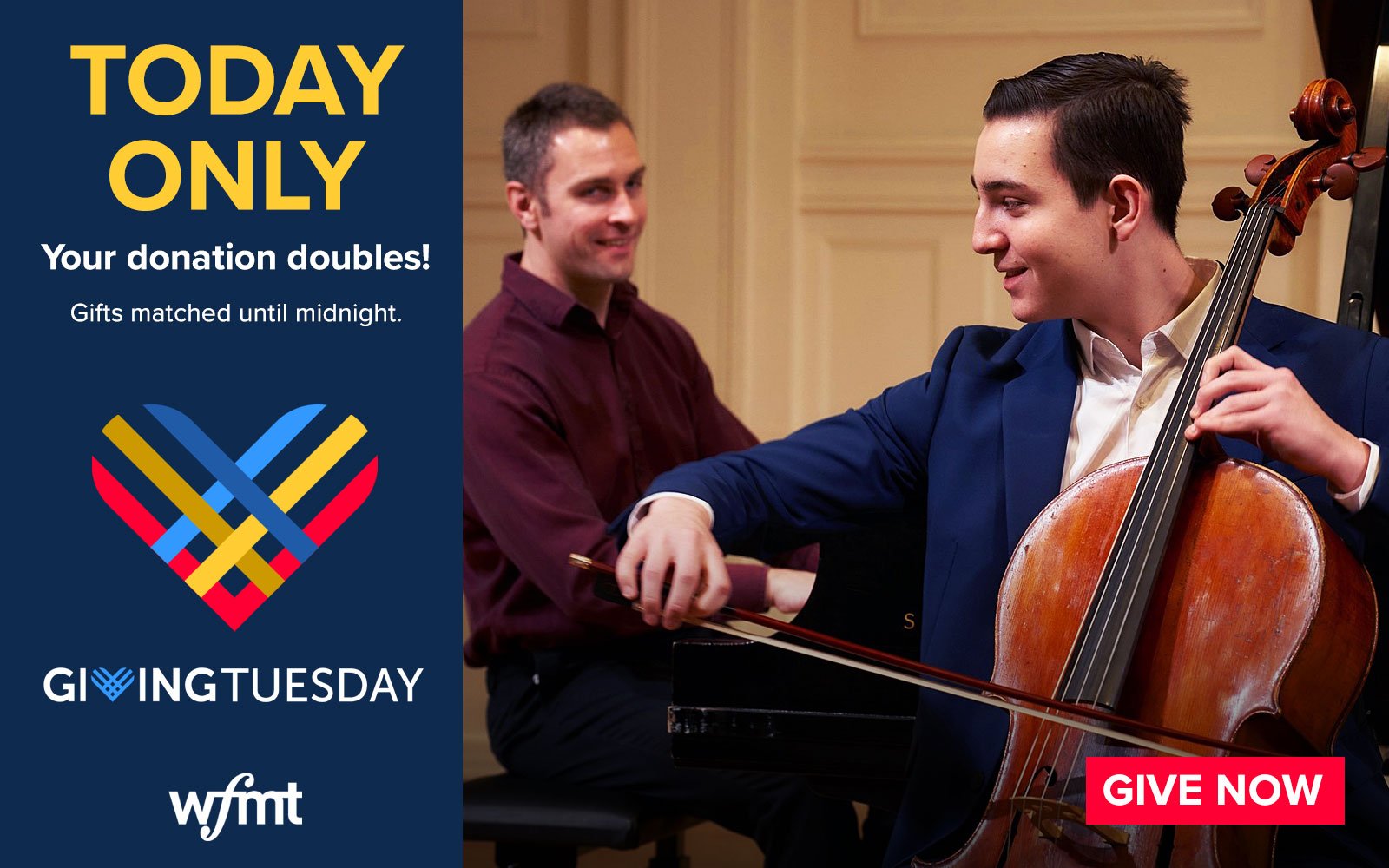 Donate to WFMT on Giving Tuesday!