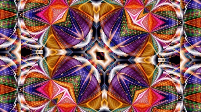 multicolored geometric shapes