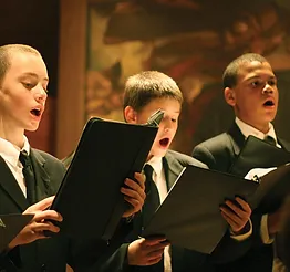 Members of the St. John Cantius Church Choir performing