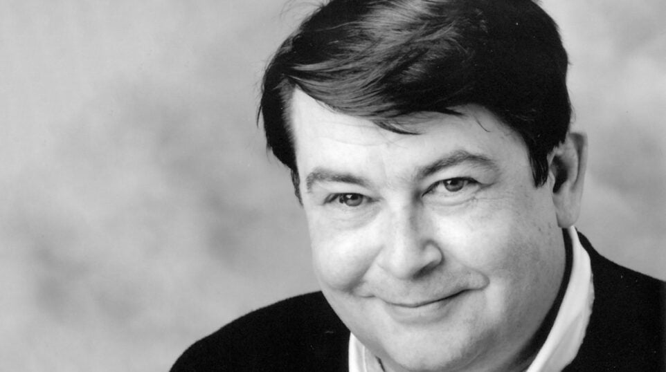 Black and white photo portrait of Don Tait