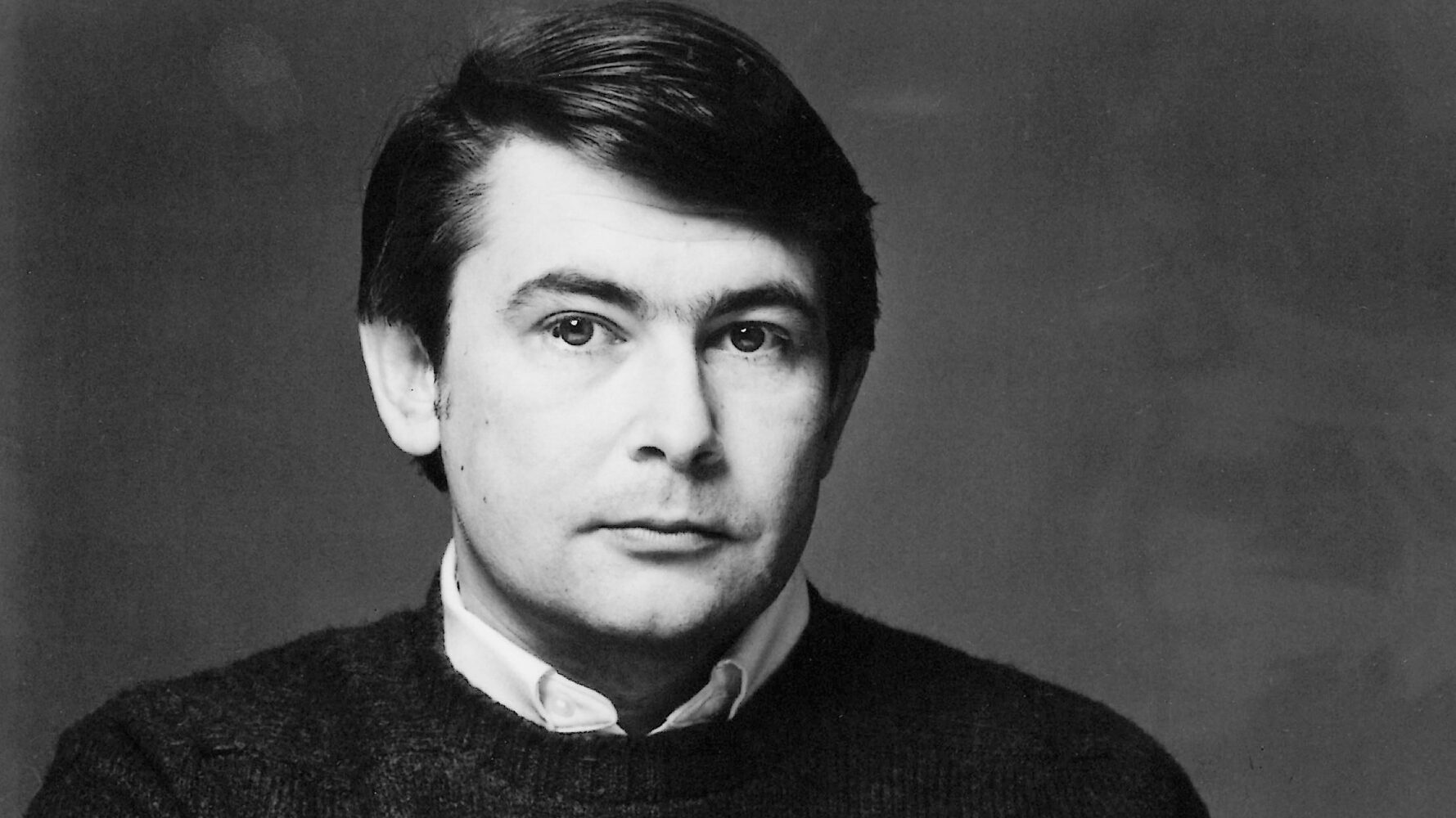 Black and white photo portrait of Don Tait