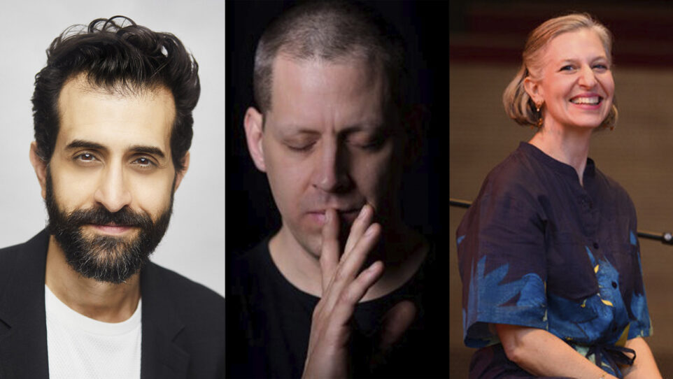 Eighth Blackbird: Tenor Karim Sulayman, Percussionist Matthew Duvall, and Pianist Lisa Kaplan