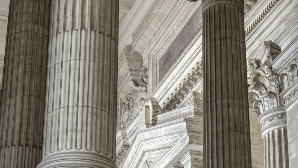 Old marble building