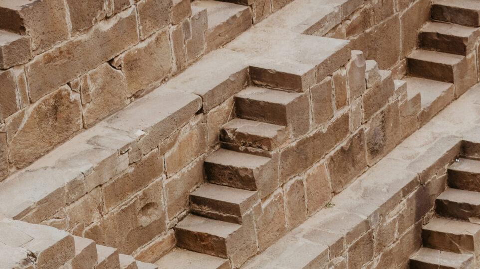 Stone Steps on a Wall