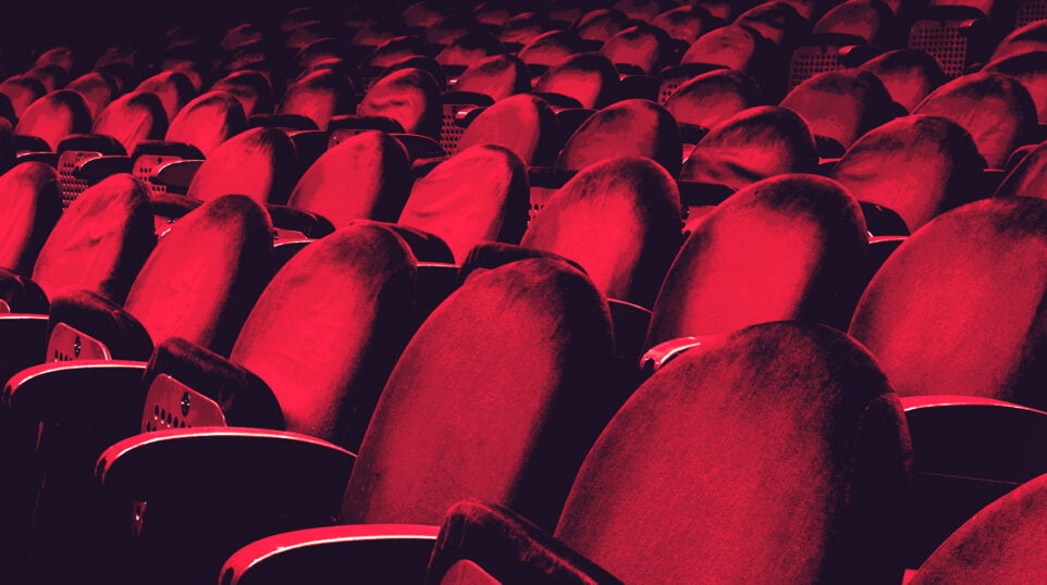 red velvet auditorium seating