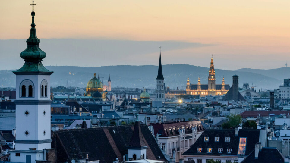 Vienna at Sunset