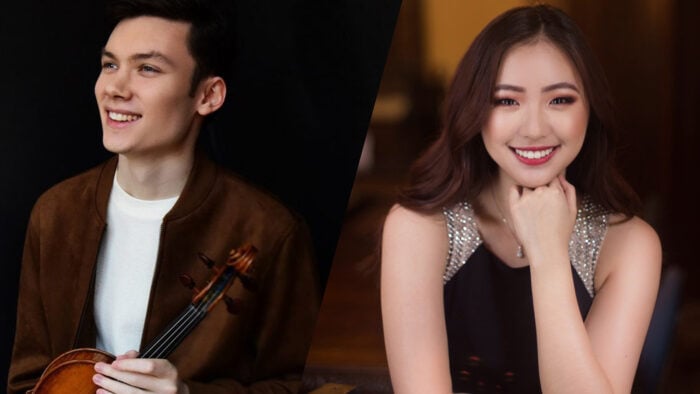 Oliver Neubauer, violin and Chelsea Wang, piano