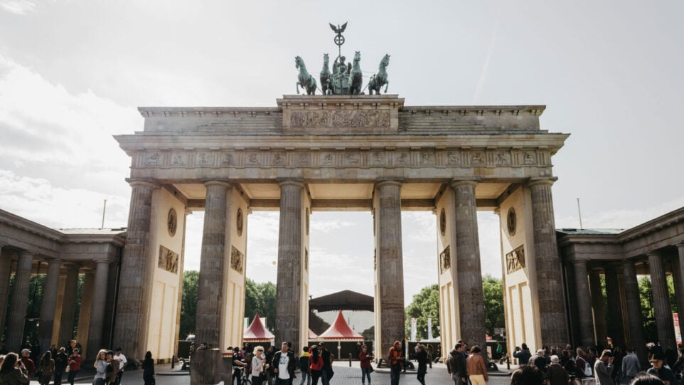 The Brandenburg Gate in Berlin