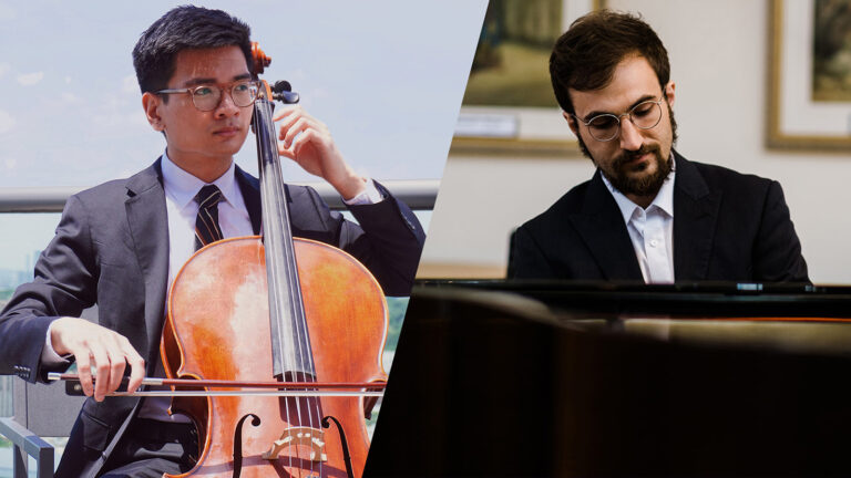Ezra Escobar, cello and Ryan Senger, piano