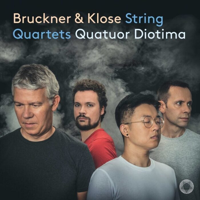 Album cover for Quatuor Diotima: Bruckner & Klose String Quartets