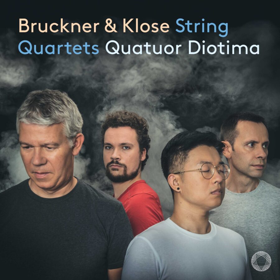 Album cover for Quatuor Diotima: Bruckner & Klose String Quartets