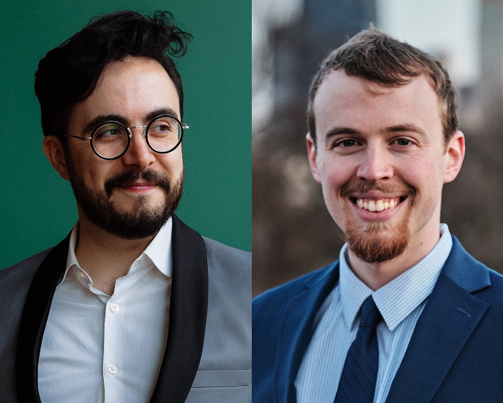 Julian Velasco, saxophone (Photo: Jacyln Simpson) and Nathan Canfield, piano