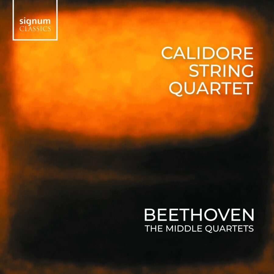 Album cover for Calidore String Quartet Beethoven Middle Quartets