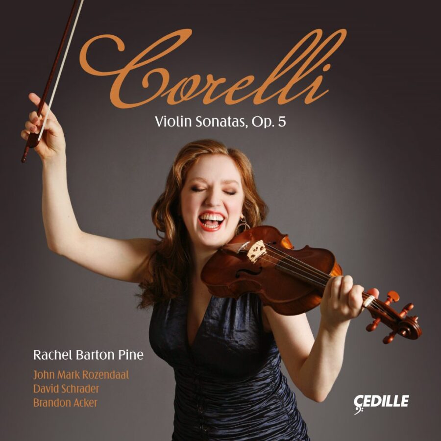 Album cover featuring Rachel Barton Pine smiling while holding her violin