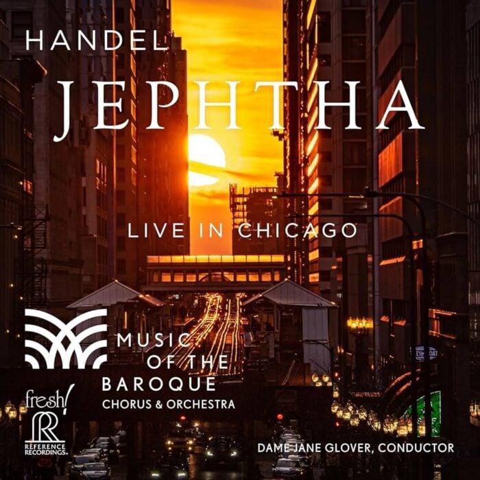 Album cover for Handel: Jephtha – Live in Chicago