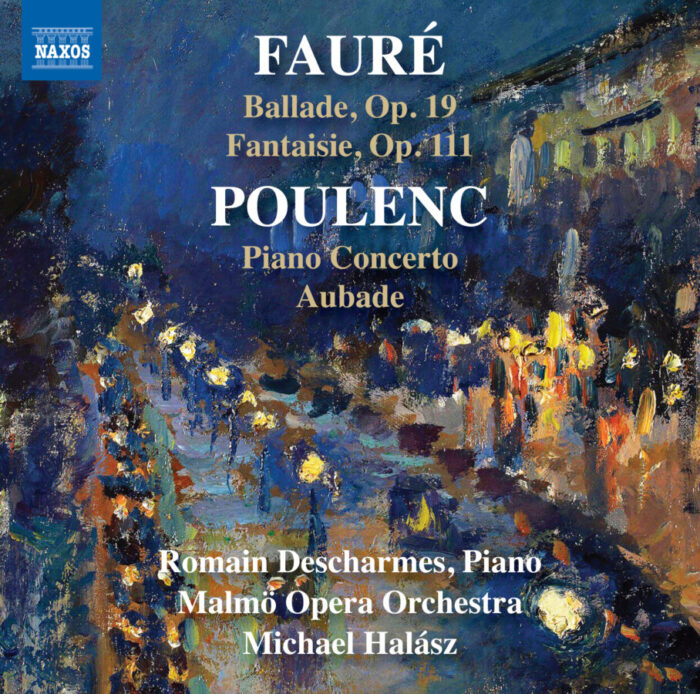 Album cover for Fauré & Poulenc: Works for Piano & Orchestra