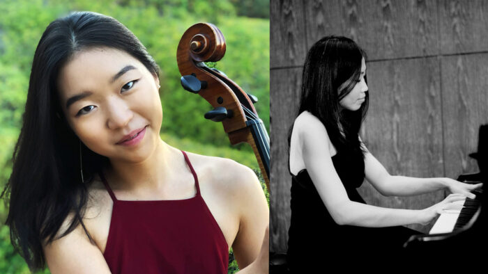 cellist Annie Hyung and pianist Liang-yu Wang