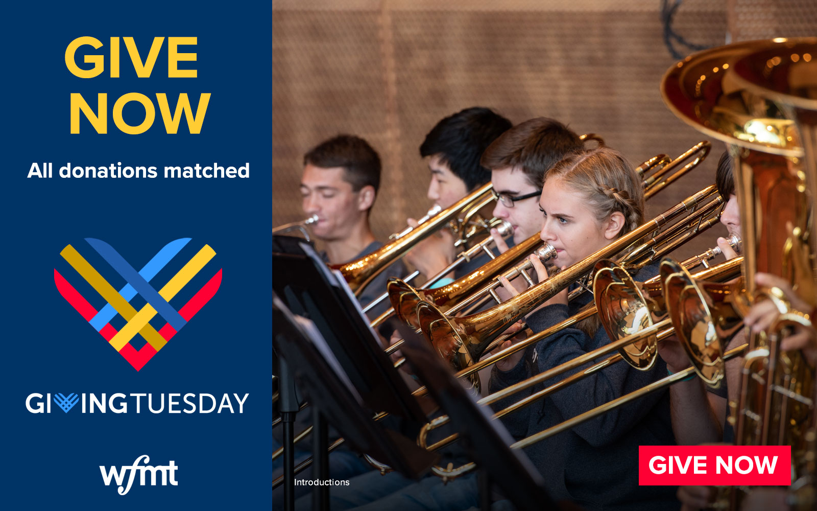 Today Only, Your Donation Doubles! Support WFMT on Giving Tuesday.