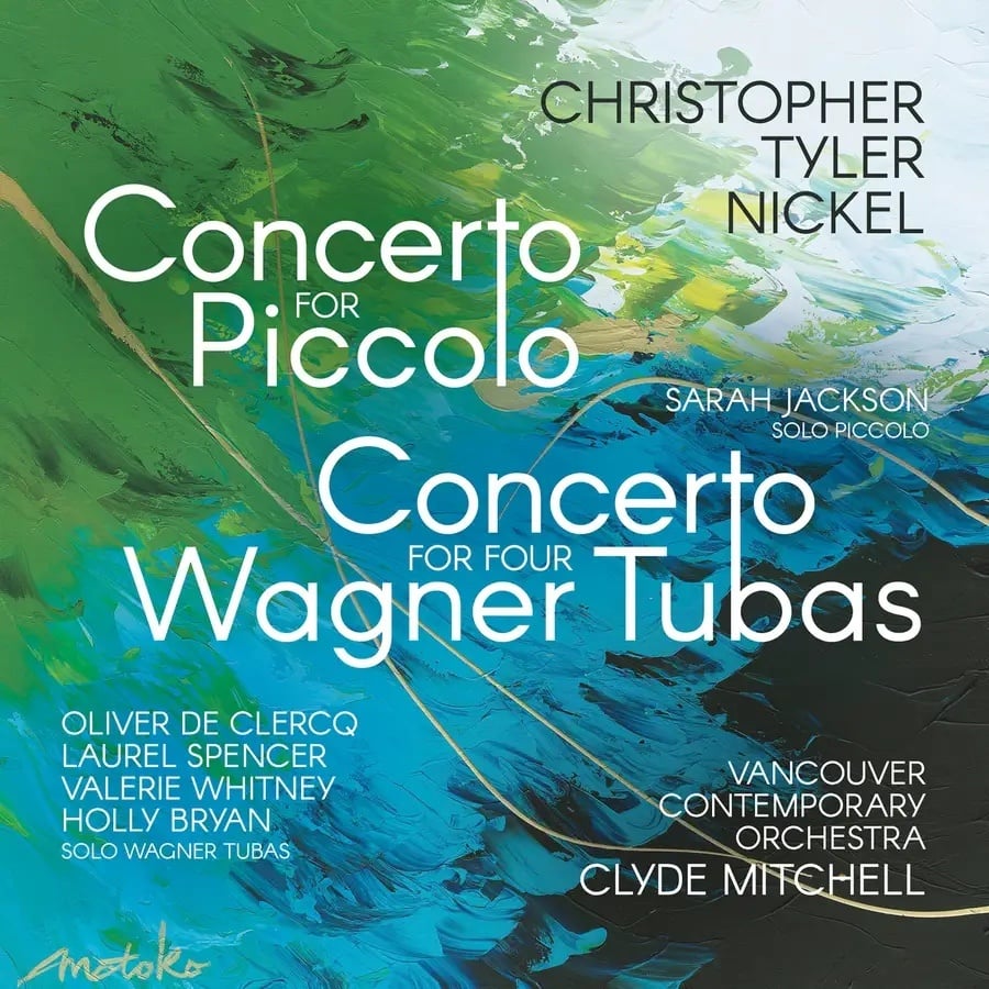 Album cover: Nickel — concerto piccolo and Concerto for Wagner Tubas