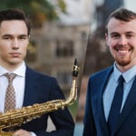 Valentin Kovalev, saxophone and Nathan Canfield, piano