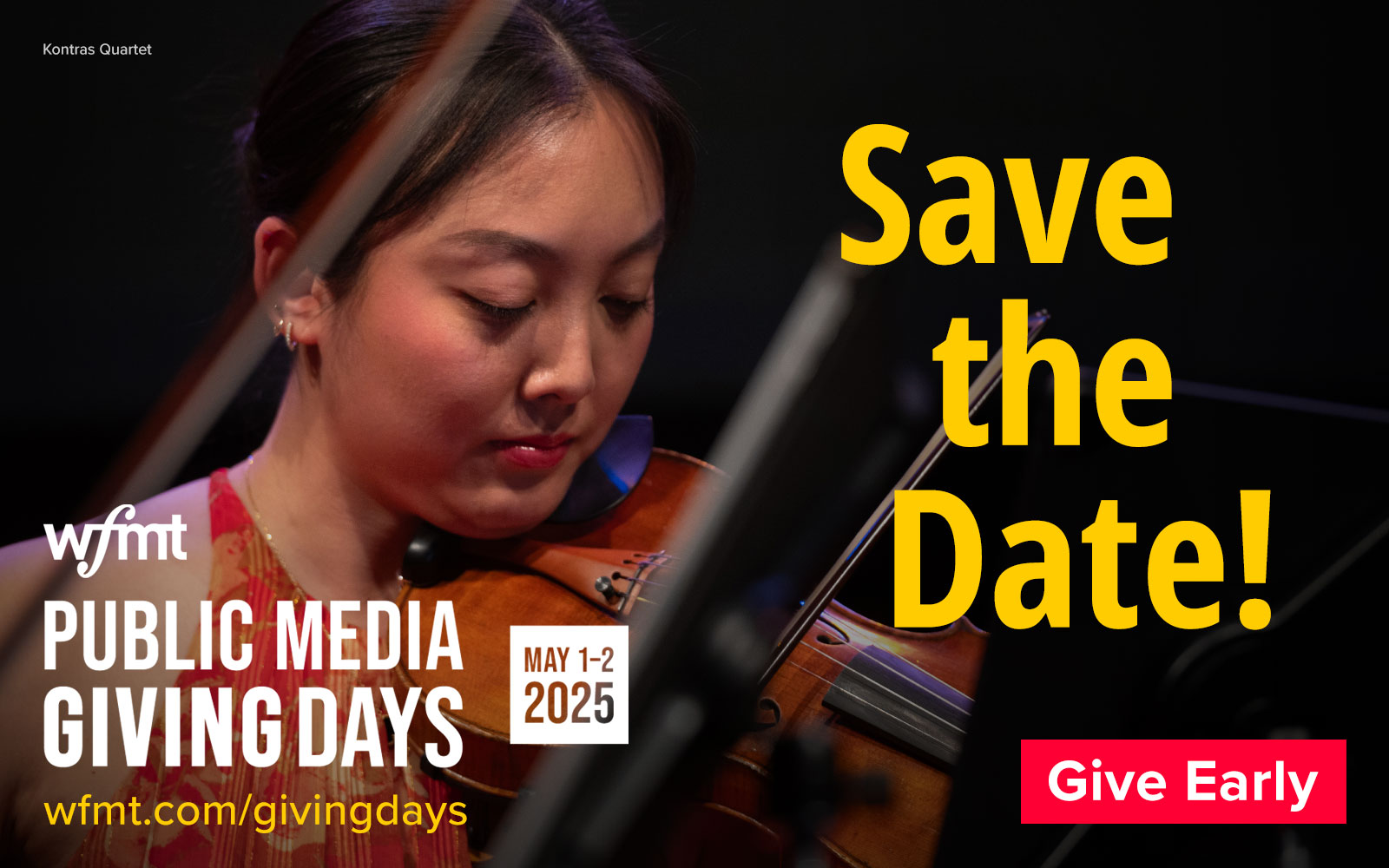 Save the Date for Public Media Giving Days, May 1-2