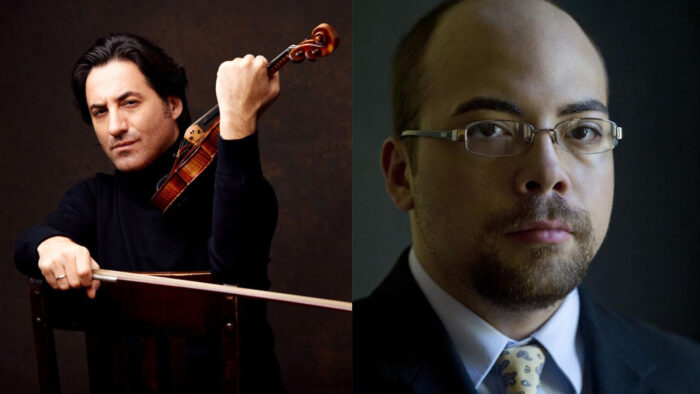Philippe Quint, violin (Photo by John Gress) & Christopher Guzman, piano