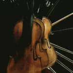String Quartet instrument stacked on top of each other