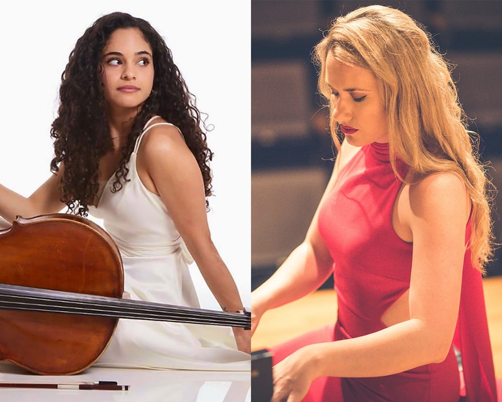 Cellist Danielle Atka and pianist Lindsay Garritson