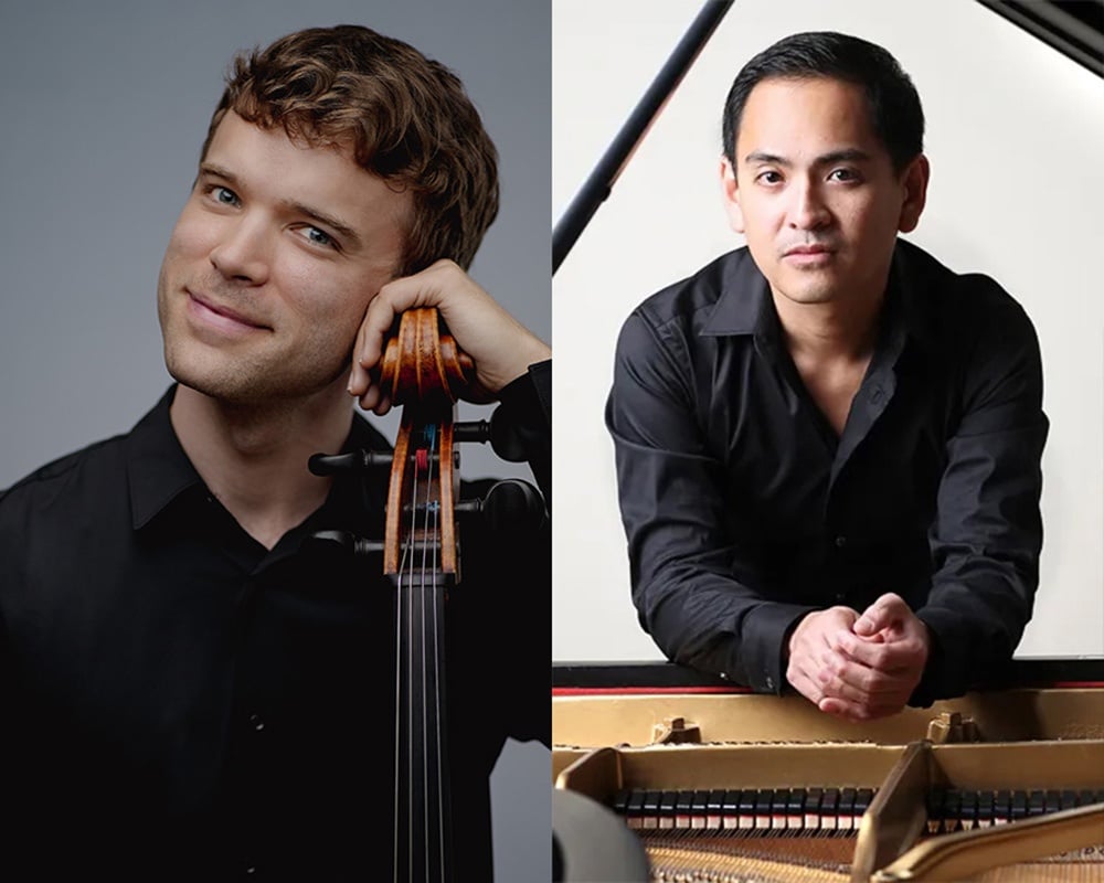 Cellist Rainer Crosett and pianist Victor Asuncion