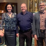 Soprano Josefien Stoppelenburg, keyboardist Stephen Alltop, and theorbist Dan Swenberg