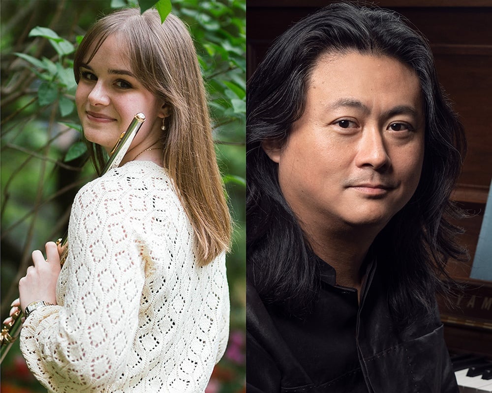 Flutist Tessa Vermeulen and pianist Michael Tan