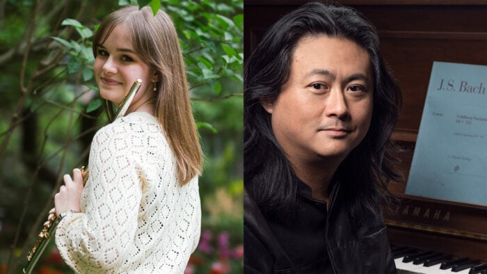 Flutist Tessa Vermeulen and pianist Michael Tan