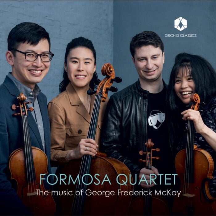 string quartet smiles together