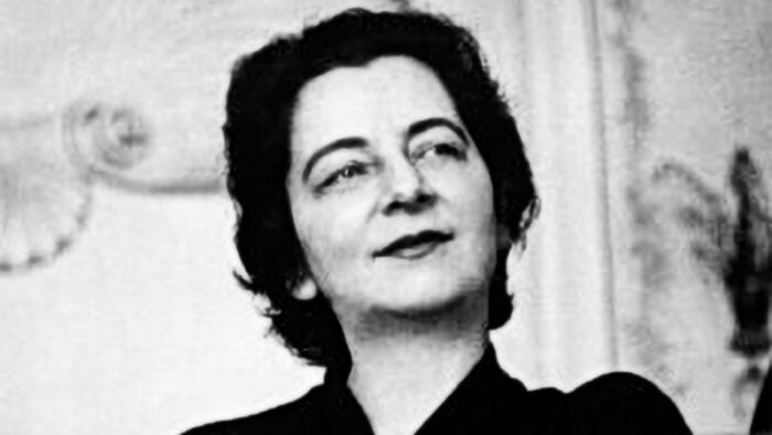 woman smiling