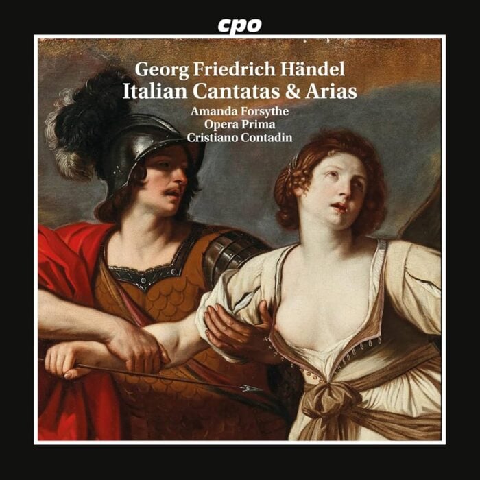 classical era painting of angel and man