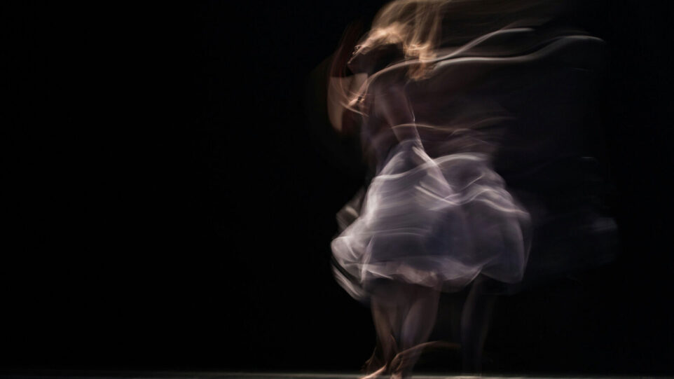 Women Dancing with long exposure