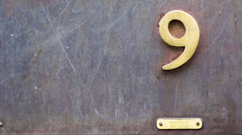 A golden number 9