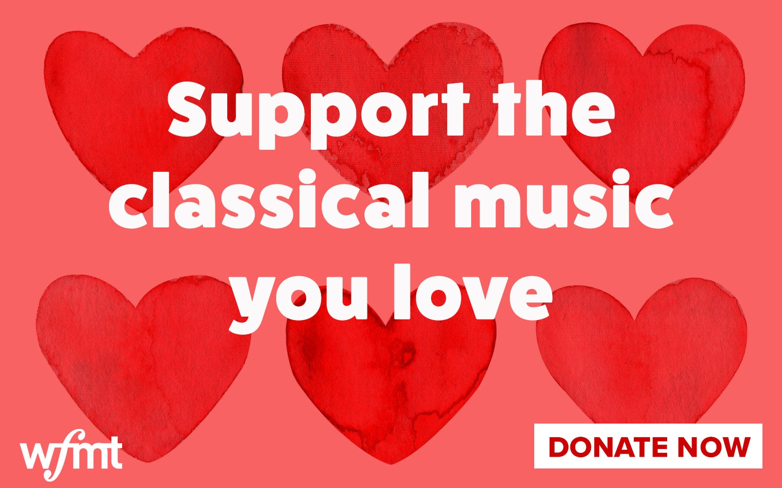 Happy Valentine's Day – Support the WFMT classical music you love – DONATE NOW