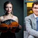 Violinist Claire Bourg and pianist Kyle Orth