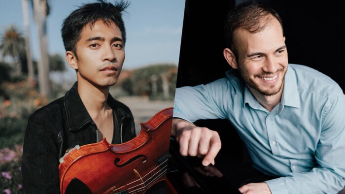 Violist Jay Julio and pianist Josh Tatsuo Cullen