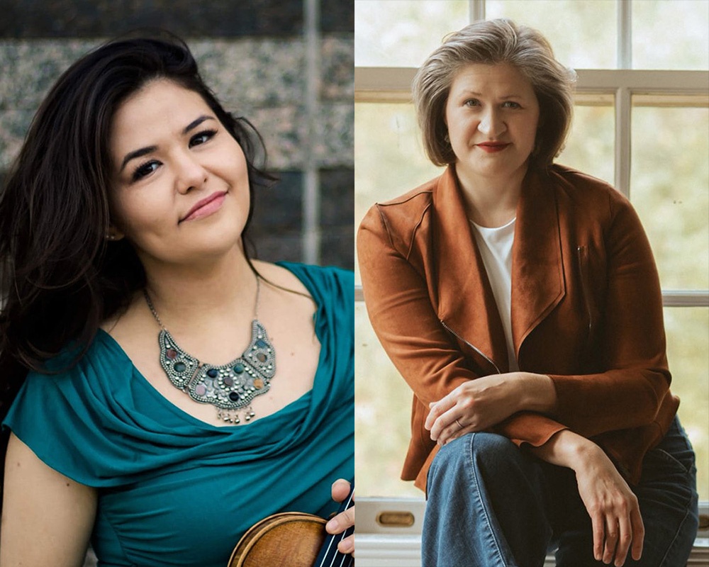 Violinist Alejandra Switala and pianist Katherine Petersen