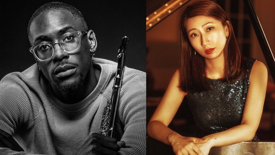 Flutist Tyler Martin and pianist Beilin Han-Kim