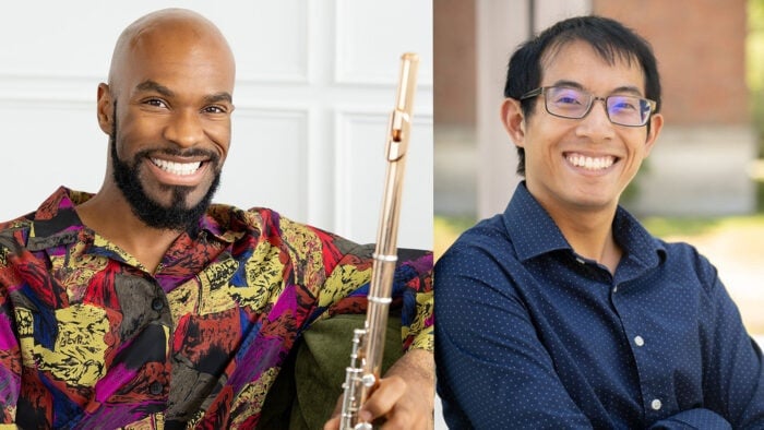 Flutist Adam W. Sadberry and pianist Nathan Cheung