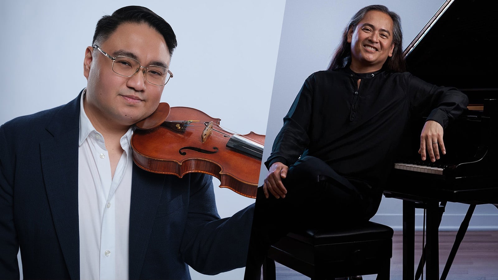 Violinist Diomedes Saraza Jr. and pianist Victor Asuncion